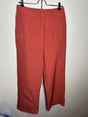 Lulu's Terracotta Wide-Leg Trousers
